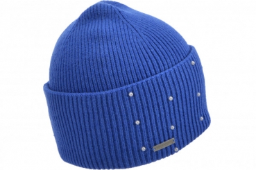 Strick Toque mit Perlendekoration by Seeberger