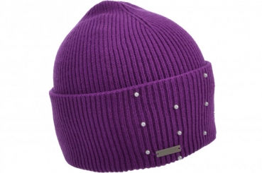 Strick Toque mit Perlendekoration by Seeberger