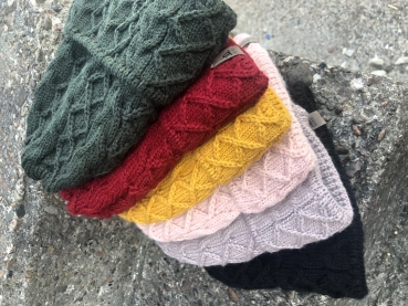 Damenumschlagmütze mit Fleece by kai b.