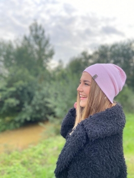 Umschlagmütze 100% Fine Merinowolle by kai b.