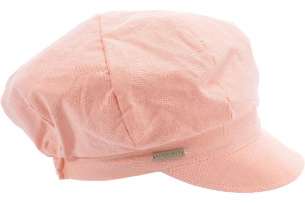 Chambraystoff Schildmütze by Seeberger